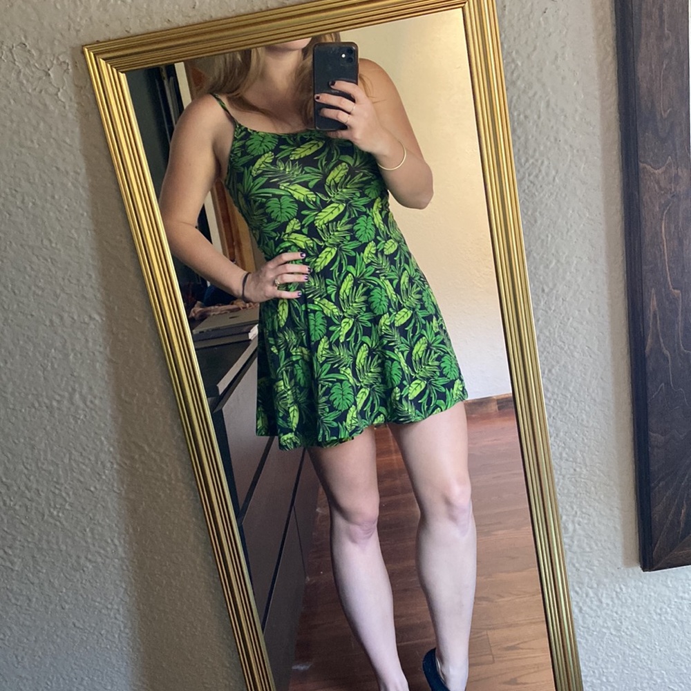 H&M Tropical Skater Dress